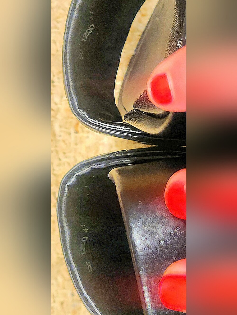 🔥 Lush BLACK 2" Raised Heel LV JVMBO FLATFORM Size 8.5 (41) DustBag💯AUTHENTIC - Picture 9 of 11